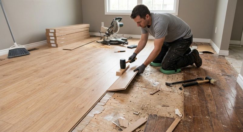 Laminate Floor Replacement in Charlottesville, VA
