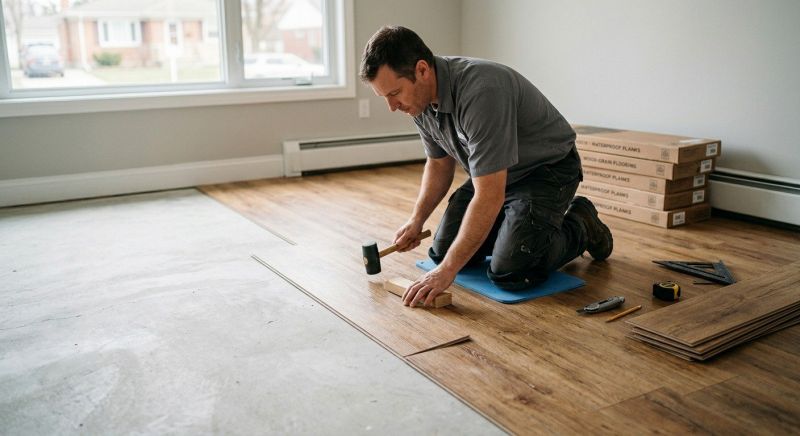 Linoleum Floor Installation in Fluvanna County, VA