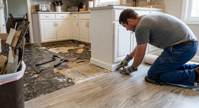 Linoleum Floor Installation in Orange County, VA