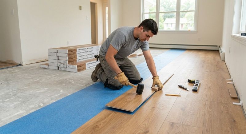 Luxury Vinyl Tile Installation in Orange, VA
