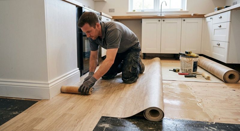 Sheet Linoleum Installation in Gordonsville, VA