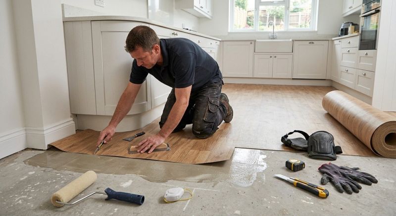 Sheet Linoleum Installation in Orange County, VA