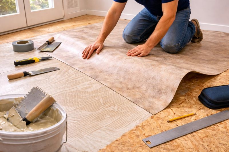Sheet Vinyl Installation in Shenandoah, VA
