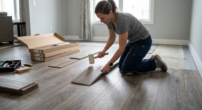 Vinyl Plank Floor Installation in Ruckersville, VA