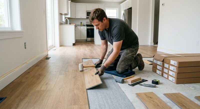 Vinyl Plank Floor Installation in Ruckersville, VA